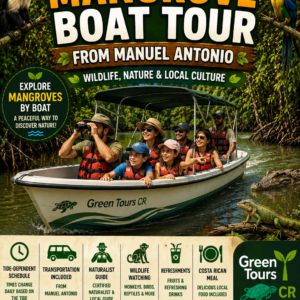 Tour en bote por el manglar de Isla Damas desde Manuel Antonio
