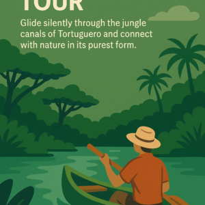 Relajante Tour en Canoa en Tortuguero