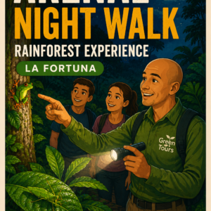 Caminata nocturna por la selva tropical de Arenal