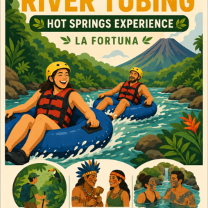 Experiencia de flotación en el río Arenal y aguas termales