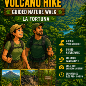 Caminata Guiada por el Volcán Arenal